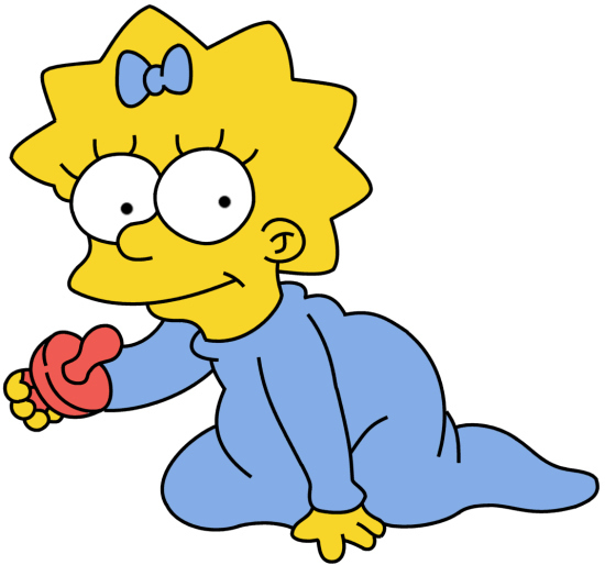 If the Simpsons actually aged, Maggie would be 24.