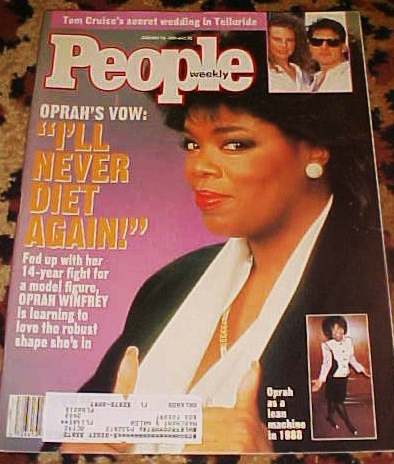 Oprah quit dieting 21 years ago.